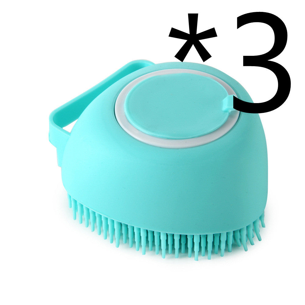 Silicone Pet Bath Brush: Gentle, Effective Grooming for Your Furry Friend