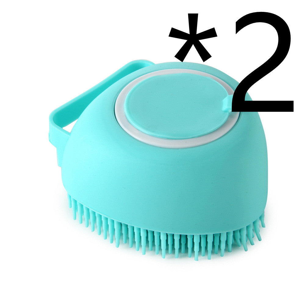 Silicone Pet Bath Brush: Gentle, Effective Grooming for Your Furry Friend