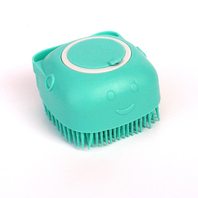 Silicone Pet Bath Brush: Gentle, Effective Grooming for Your Furry Friend