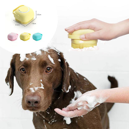 Silicone Pet Bath Brush: Gentle, Effective Grooming for Your Furry Friend